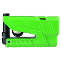 Zámek na kotoučovou brzdu s alarmem ABUS Granit Detecto X-Plus 8077, zelený